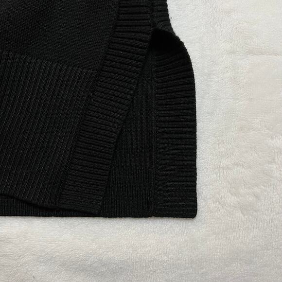 Adrienne Vittadini Boat Neck Split Hem Tunic Knit Sweater Size Medium Neutral - Picture 7 of 9